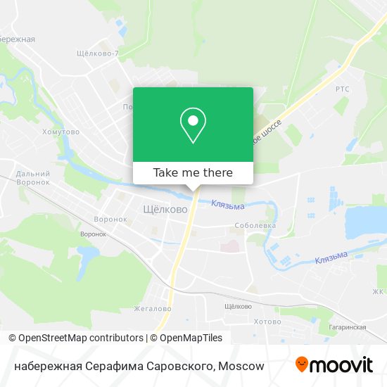 набережная Серафима Саровского map