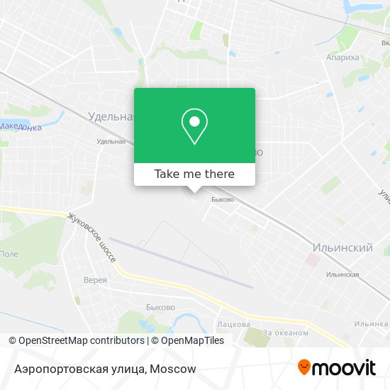 Аэропортовская улица map