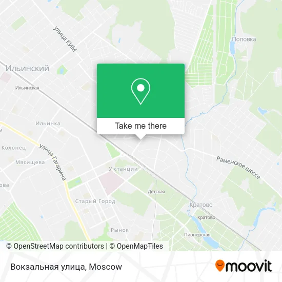 Вокзальная улица map