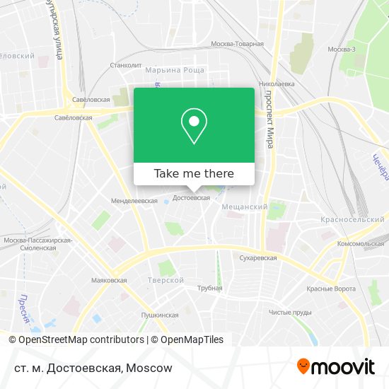 ст. м. Достоевская map