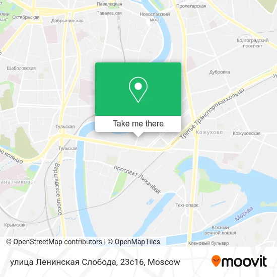 улица Ленинская Слобода, 23с16 map