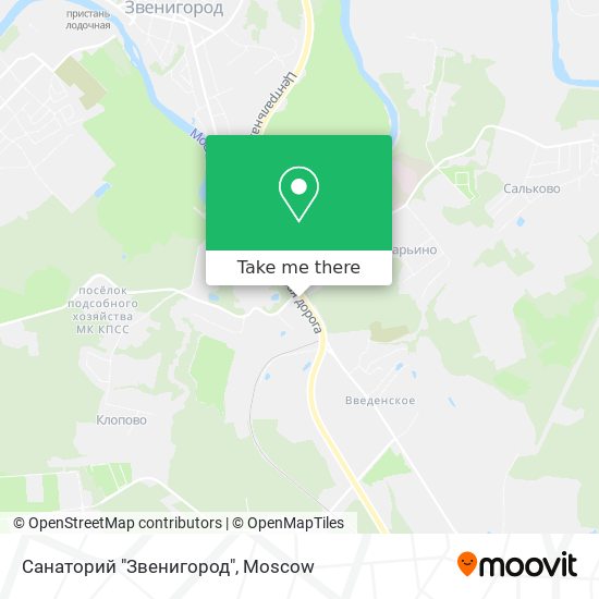Санаторий "Звенигород" map
