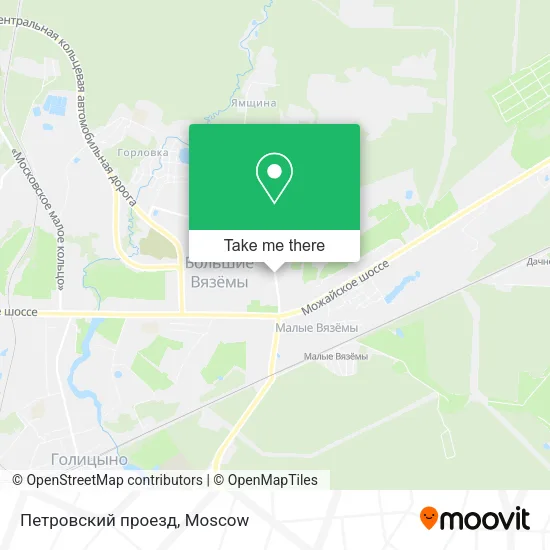 Петровский проезд map