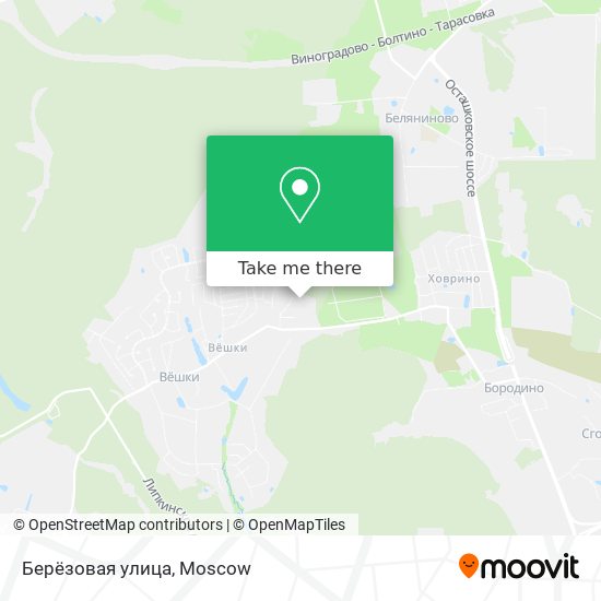 Берёзовая улица map