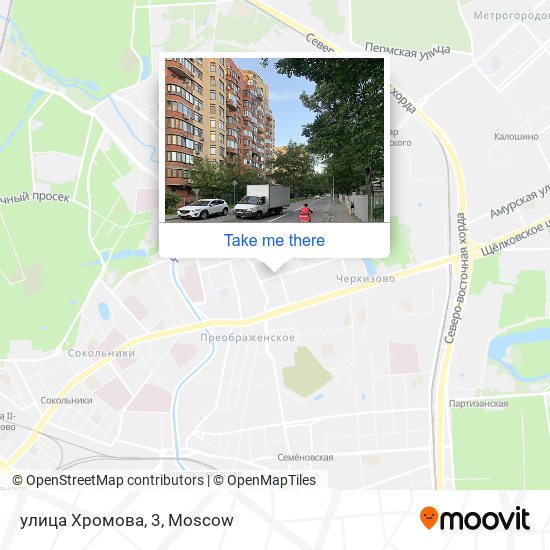 улица Хромова, 3 map