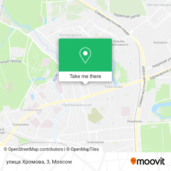 улица Хромова, 3 map