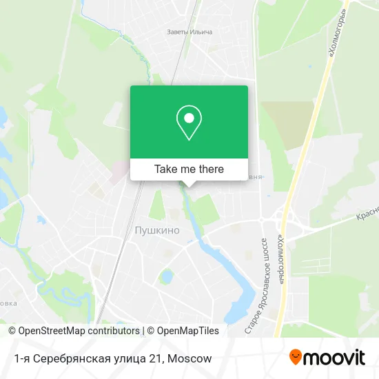 1-я Серебрянская улица 21 map