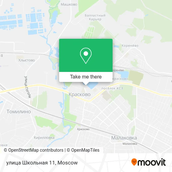 улица Школьная 11 map