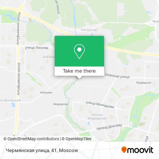 Чермянская улица, 41 map