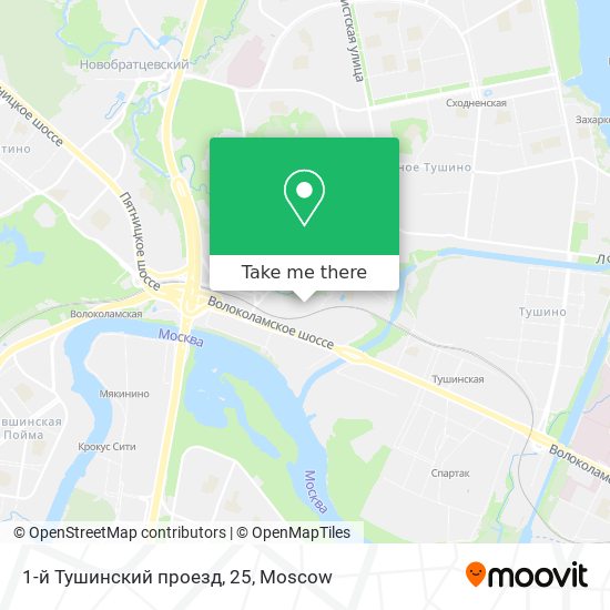 1-й Тушинский проезд, 25 map