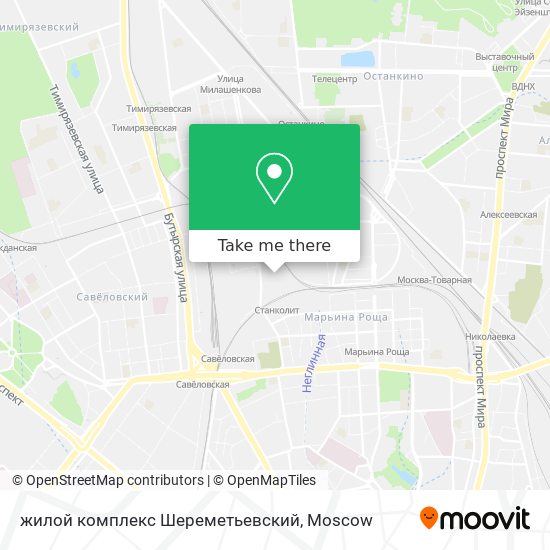 жилой комплекс Шереметьевский map