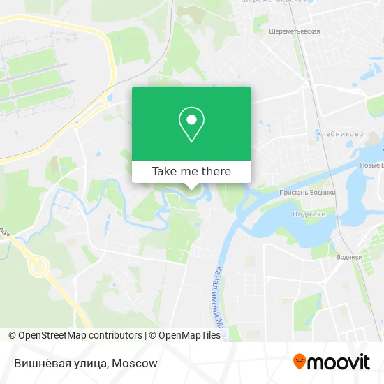 Вишнёвая улица map
