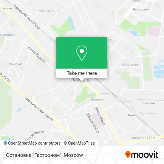 Остановка "Гастроном" map