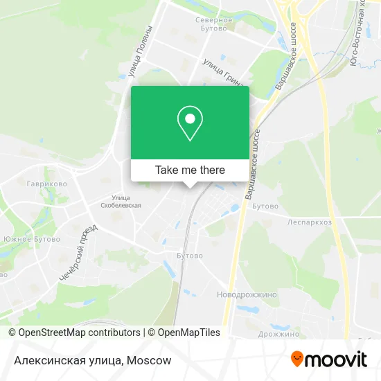 Алексинская улица map