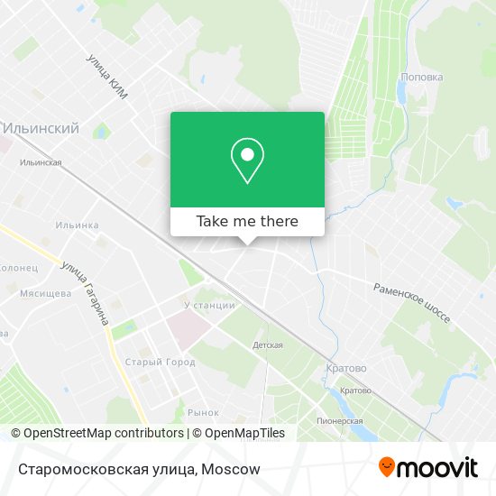 Старомосковская улица map