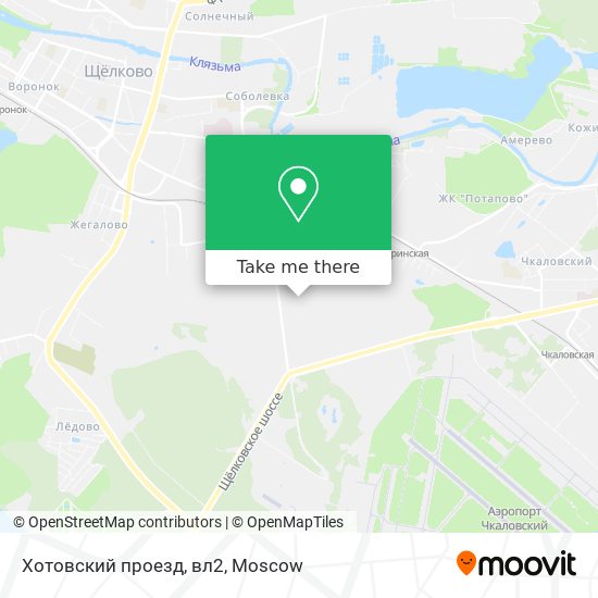 Хотовский проезд, вл2 map