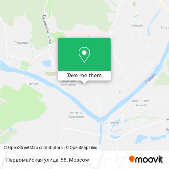 Первомайская улица, 58 map