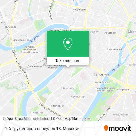 1-й Тружеников переулок 18 map