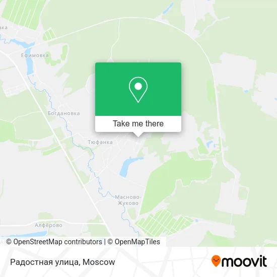 Радостная улица map