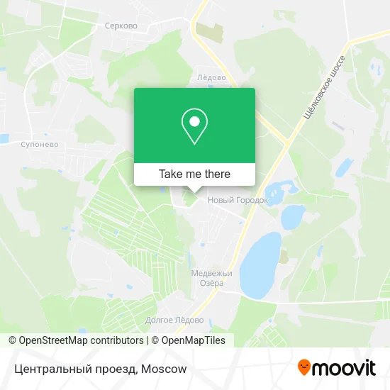 Центральный проезд map