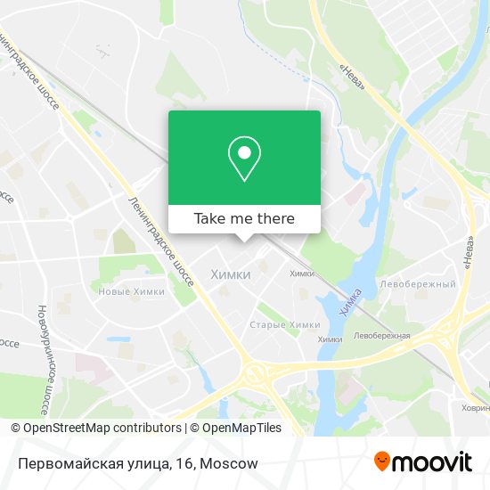 Первомайская улица, 16 map