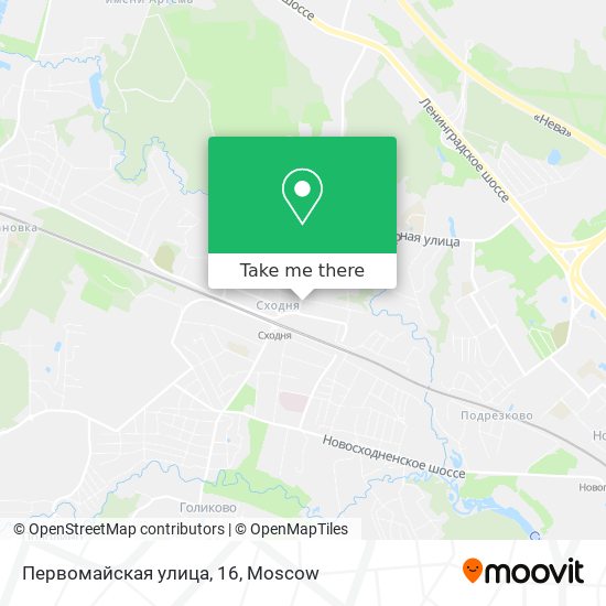 Первомайская улица, 16 map