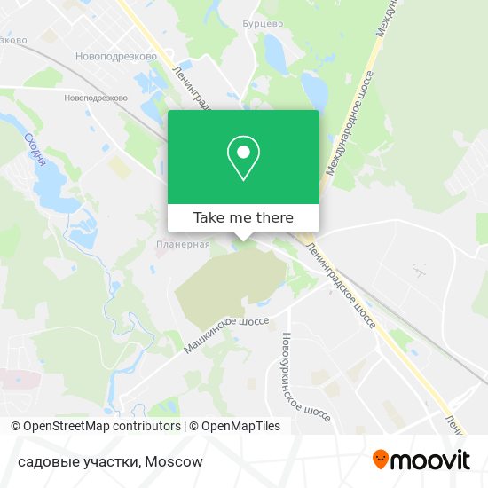 садовые участки map