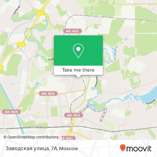 Заводская улица, 7А map