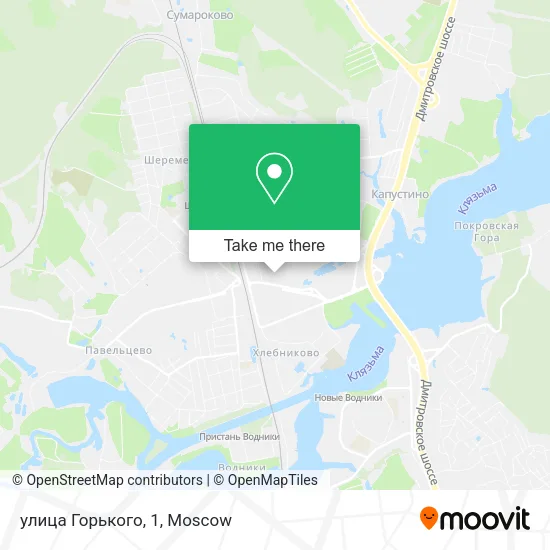 улица Горького, 1 map