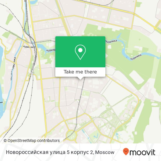 Новороссийская улица 5 корпус 2 map