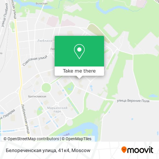Белореченская улица, 41к4 map