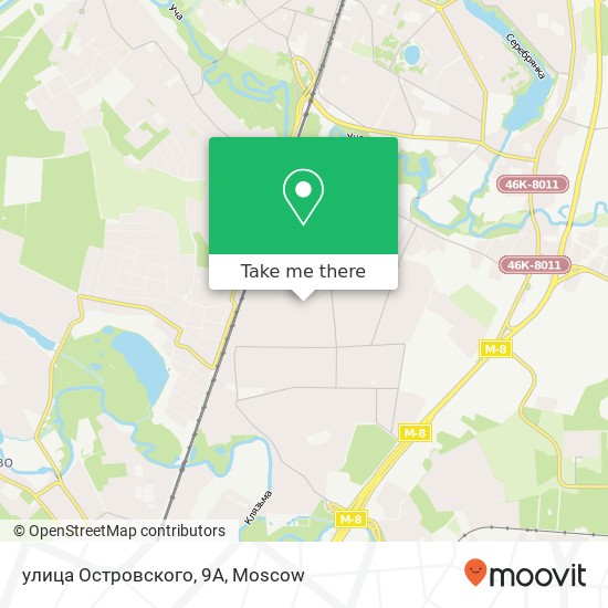 улица Островского, 9А map