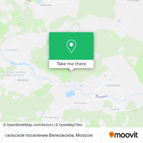 сельское поселение Вялковское map