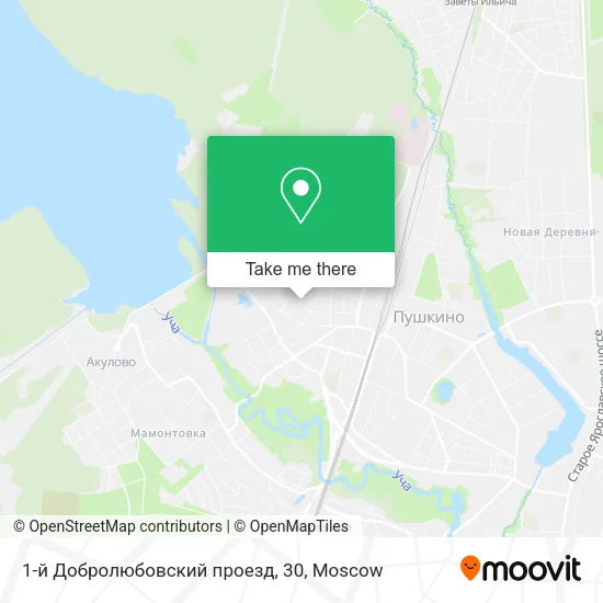 1-й Добролюбовский проезд, 30 map