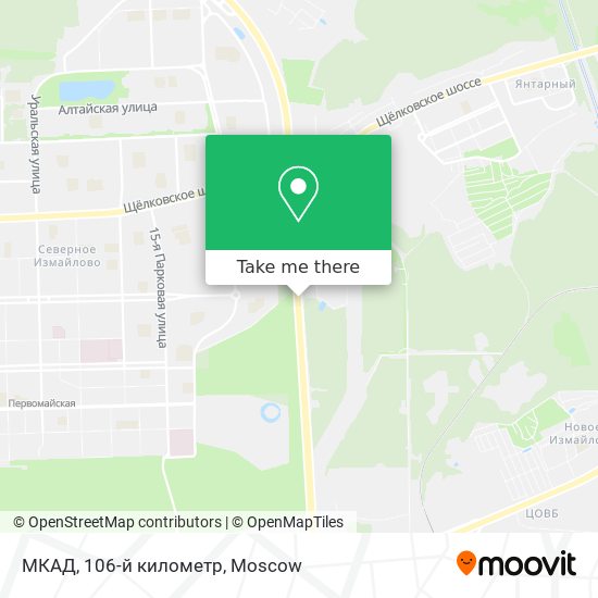 МКАД, 106-й километр map