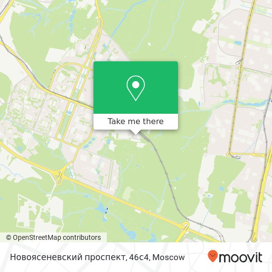 Новоясеневский проспект, 46с4 map