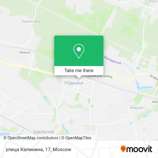 улица Калинина, 17 map