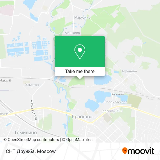 СНТ Дружба map