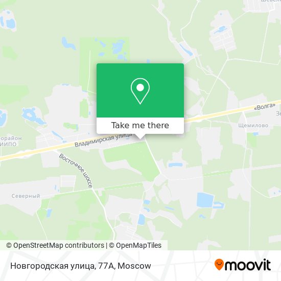 Новгородская улица, 77А map