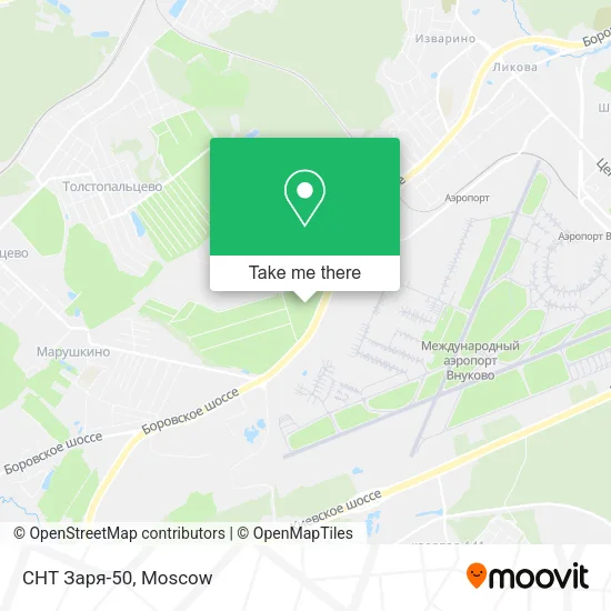 СНТ Заря-50 map