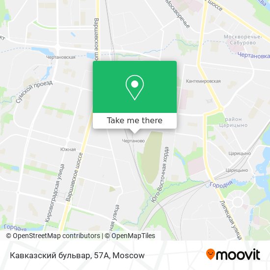 Кавказский бульвар, 57А map