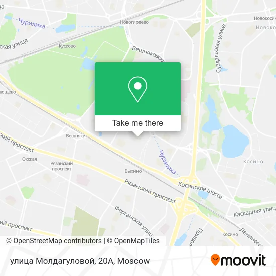 улица Молдагуловой, 20А map