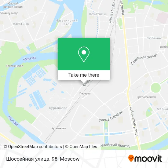 Шоссейная улица, 98 map
