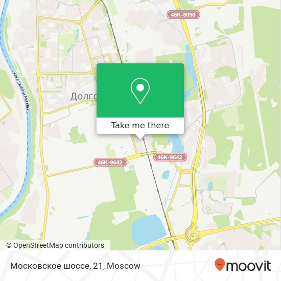 Московское шоссе, 21 map