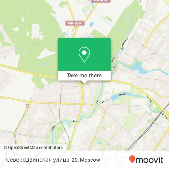 Северодвинская улица, 20 map