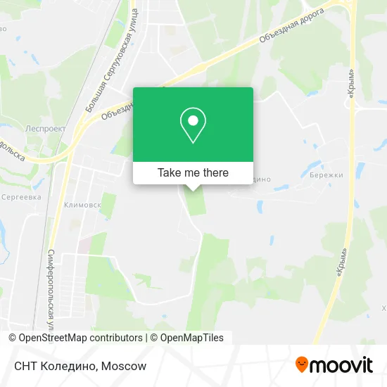 СНТ Коледино map