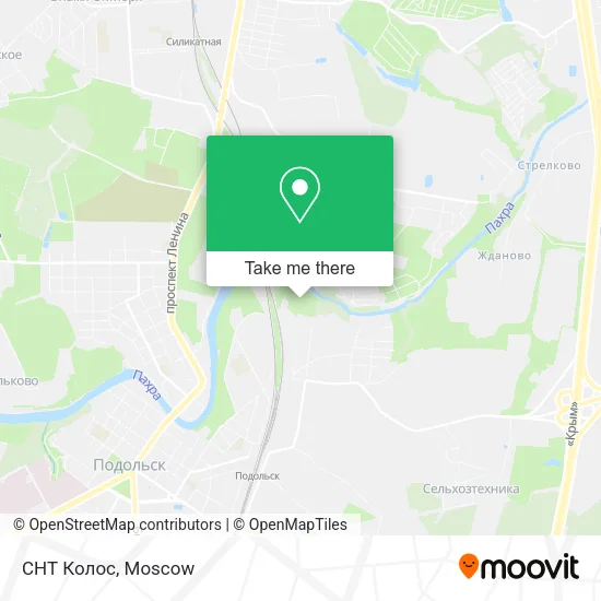 СНТ Колос map