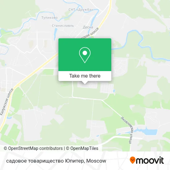 садовое товарищество Юпитер map