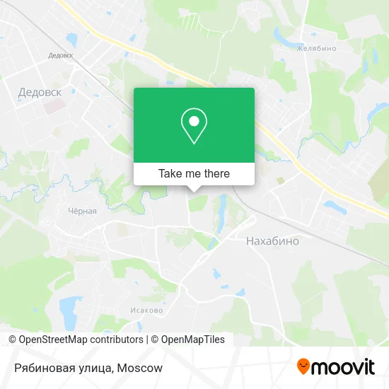 Рябиновая улица map