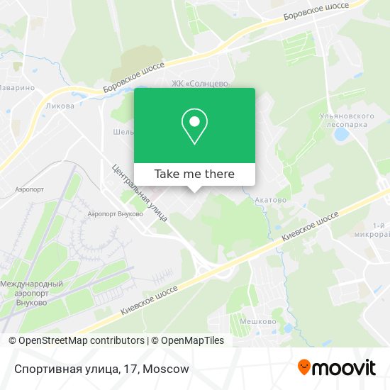 Спортивная улица, 17 map